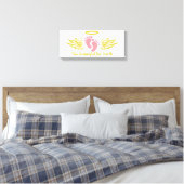 Premium Wrapped Canvas (Glanz) Leinwanddruck (Insitu (Schlafzimmer))