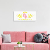 Premium Wrapped Canvas (Glanz) Leinwanddruck (Insitu (Wohnzimmer))