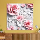 Premium Wrapped Canvas (Glanz) Leinwanddruck (Insitu (Wohnzimmer))