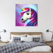 Premium Wrapped Canvas (Glanz) Leinwanddruck (Insitu (Schlafzimmer))