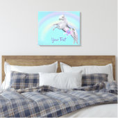 Premium Wrapped Canvas (Glanz) Leinwanddruck (Insitu (Schlafzimmer))