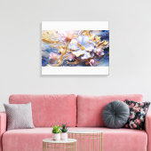 Premium Wrapped Canvas (Glanz) Leinwanddruck (Insitu (Wohnzimmer))