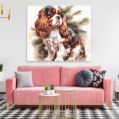 Premium Wrapped Canvas (Glanz) Leinwanddruck (Insitu (Wohnzimmer))