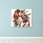 Premium Wrapped Canvas (Glanz) Leinwanddruck (Insitu (Holzboden))