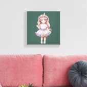 - Premium Wrapped Canvas (Glanz) Leinwanddruck (Insitu (Wohnzimmer))