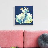 - Premium Wrapped Canvas (Glanz) Leinwanddruck (Insitu (Wohnzimmer))
