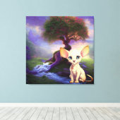 Premium Wrapped Canvas (Glanz) Leinwanddruck (Insitu (Holzboden))