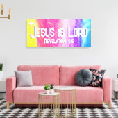 Premium Wrapped Canvas (Glanz) Leinwanddruck (Insitu (Wohnzimmer))