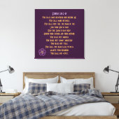 Premium Wrapped Canvas (Glanz) Leinwanddruck (Insitu (Schlafzimmer))