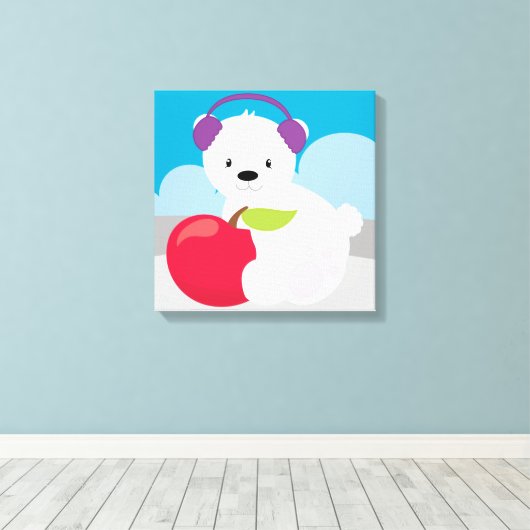 Premium Wrapped Canvas (Glanz) Leinwanddruck (Insitu (Holzboden))