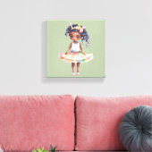 - Premium Wrapped Canvas (Glanz) Leinwanddruck (Insitu (Wohnzimmer))