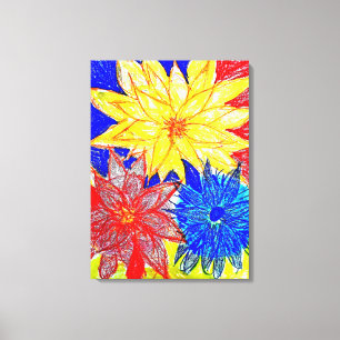Premium Wrapped Canvas (Gloss) Contracontraits Leinwanddruck