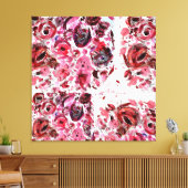 Premium Wrapped Canvas (Gloss) Passionred Leinwanddruck (Insitu (Wohnzimmer))