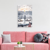 Premium Wrapped Canvas Leinwanddruck (Insitu (Wohnzimmer))