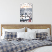 Premium Wrapped Canvas Leinwanddruck (Insitu (Schlafzimmer))
