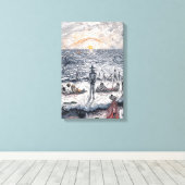 Premium Wrapped Canvas Leinwanddruck (Insitu (Holzboden))