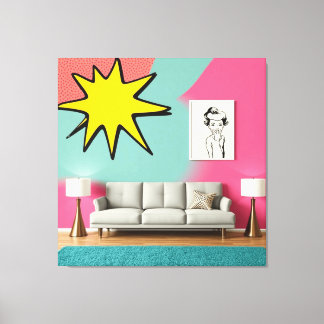 Premium Wrapped Canvas-stylish & Ready to Hang Art Leinwanddruck