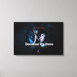 Premium Wrapped Canvas Weil es dort ist Leinwanddruck