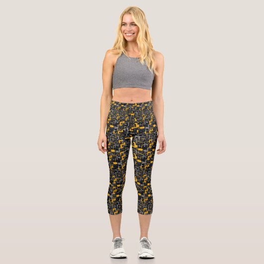 Premium Yoga-Leggings - atemberaubend, stilvoll Capri Leggings (Vorderseite)