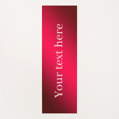 Premium Yoga Mat with custom background and text Yogamatte (Vorderseite)