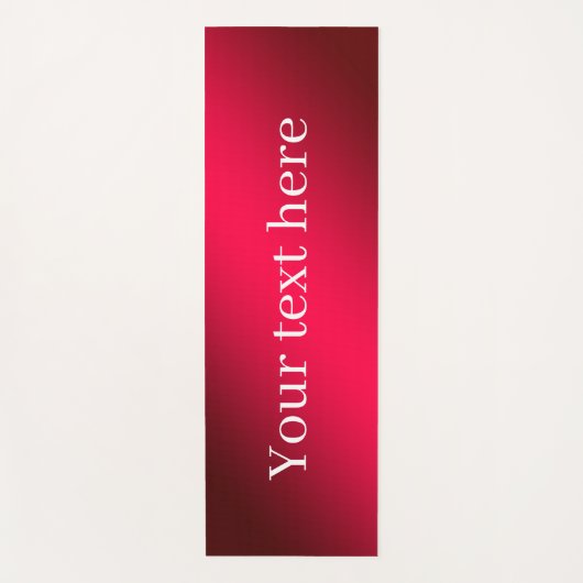 Premium Yoga Mat with custom background and text Yogamatte (Vorderseite)