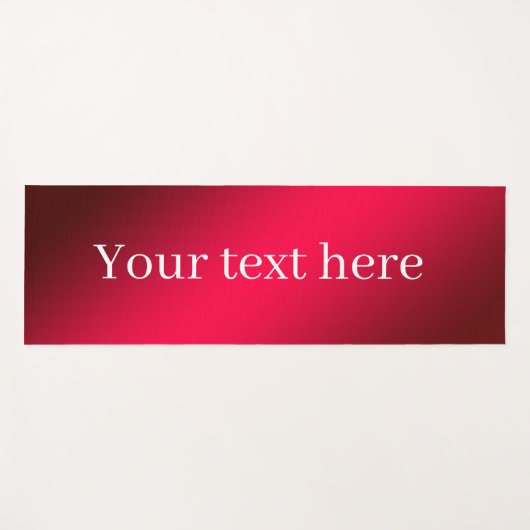 Premium Yoga Mat with custom background and text Yogamatte (Vorderseite (Horizontal))