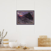 "Premonition" von Henryk Weyssenhoff ca.1893 Poster (Küche)