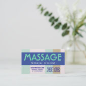 prenataler Pastell der Massage 2012 Visitenkarte (Stehend Vorderseite)