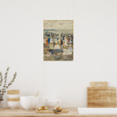 Prendergast - Am Strand Poster (Küche)