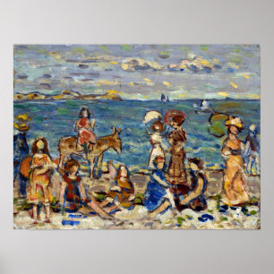 Prendergast - Am Strand Poster