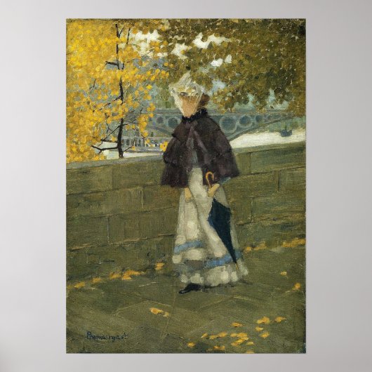Prendergast - An der Seine 1894 Poster (Vorne)