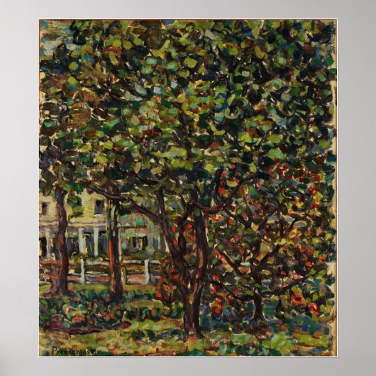 Prendergast - Bäume Poster (Vorne)
