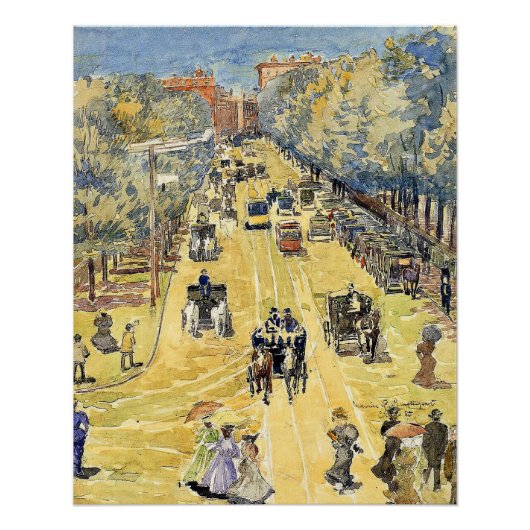 Prendergast - Charles Street, Boston, Poster (Vorderseite)