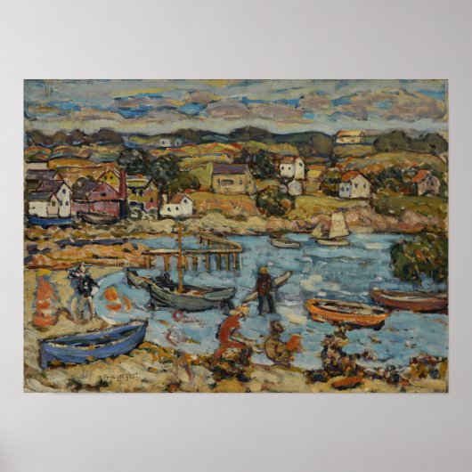 Prendergast - Hafen von Marblehead Poster (Vorne)