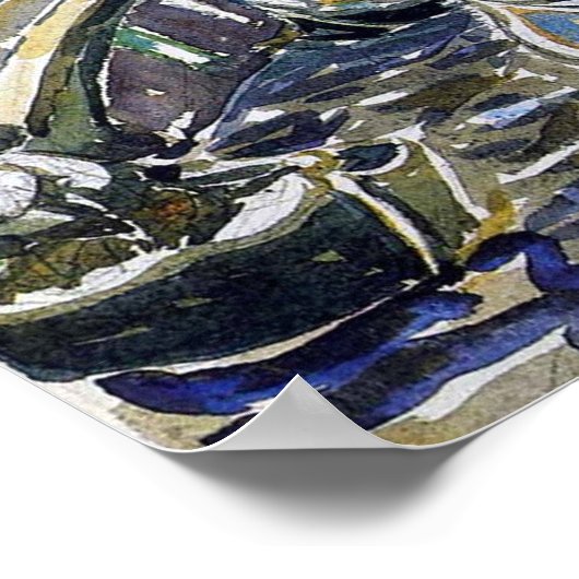 Prendergast - Kanal 1912 Poster (Ecke)