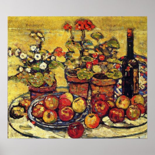 Prendergast - Obst und Blume 1913 Poster (Vorne)