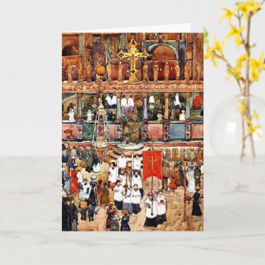 Prendergast - Osterprozession, St. Marks Karte (Gelbe Blume)