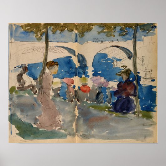 Prendergast - Paris Sketch Poster (Vorne)