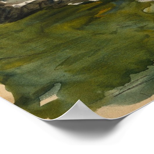 Prendergast - Paris Sketch Poster (Ecke)