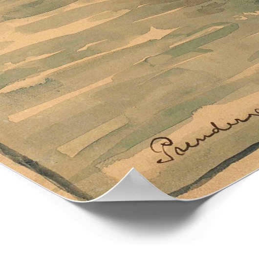 Prendergast - Pariser Omnibus 1893 Poster (Ecke)