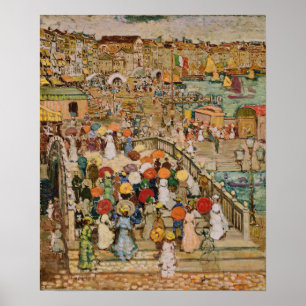 Prendergast - Ponte Della Paglia Poster