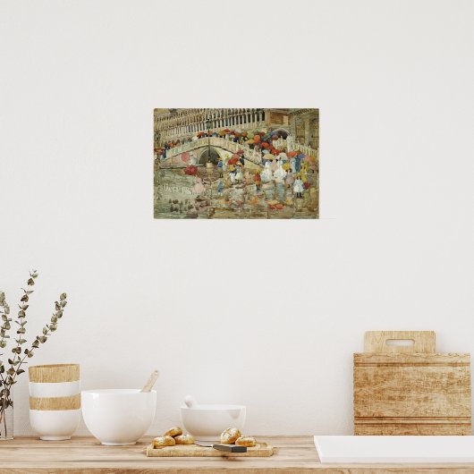 Prendergast - Regenschirme Poster (Küche)