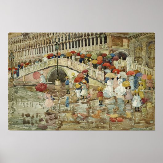 Prendergast - Regenschirme Poster (Vorne)