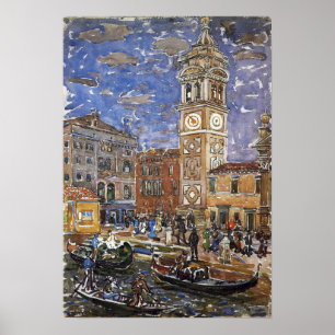 Prendergast - San Maria Formosa Venedig 1912 Poster