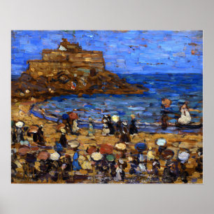 Prendergast - Seascape St. Malo Poster