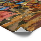 Prendergast - Zahlen auf einer Brücke Poster (Ecke)