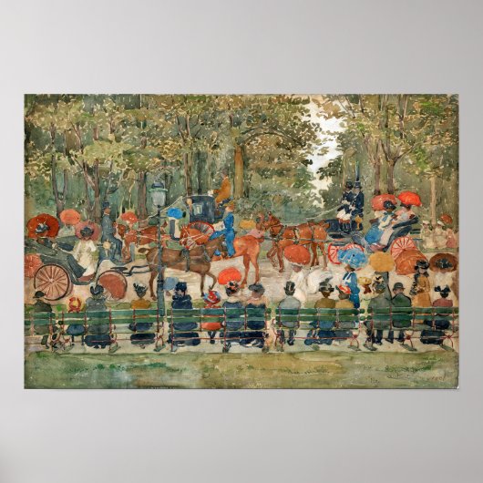 Prendergast - Zentralpark Poster (Vorne)