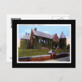 Prendergrast Library, Jamestown NY 1920s Vintag Postkarte (Vorne/Hinten)