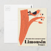 Prendre des vacances pour Limousin Frankreich . Postkarte (Vorne/Hinten)