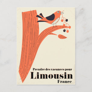 Prendre des vacances pour Limousin Frankreich . Postkarte
